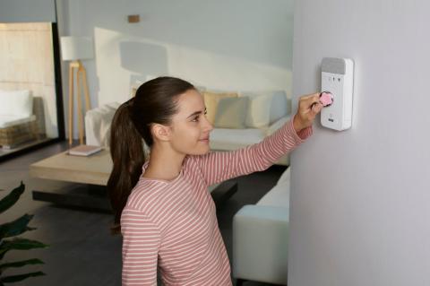 Painel de controlo e chave inteligente